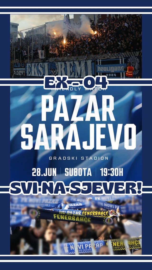 Novi Pazar vs Sarajevo